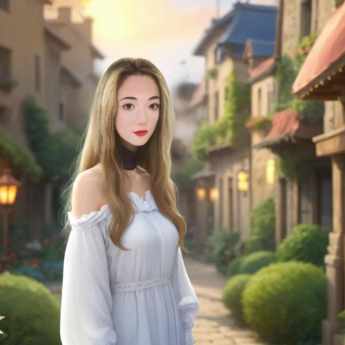 ao dai,world digital painting,ziu,phuquy,hanbok,fantasy portrait,girl in a historic way,digital painting,hong,xiangwei,fantasy picture,romantic portrait,girl in a long dress,portrait background,mystical portrait of a girl,xizhi,chinese background,dongfang meiren,landscape background,digital art