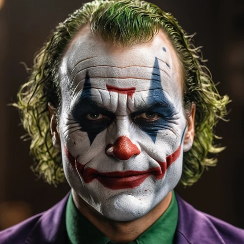 joker,ledger,it,clown,scary clown,face paint,creepy clown,supervillain,rodeo clown,without the mask,full hd wallpaper,jigsaw,sting,horror clown,comedy and tragedy,face painting,two face,angry man,the make up,villain,Photography,General,Natural