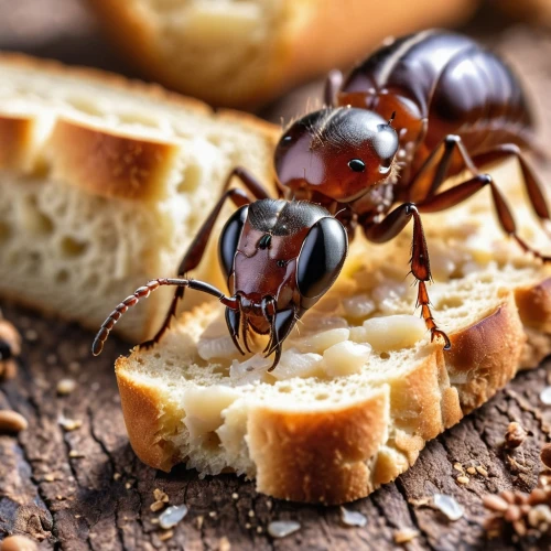 darkling beetles,butterbrot,carpenter ant,brood,almond bread,bread spread,ant,lasius brunneus,ground beetle,stingless bees,gluten,termite,jam bread,coleoptera,schnecken,black ant,babka,little bread,grain bread,raisin bread,Photography,General,Realistic