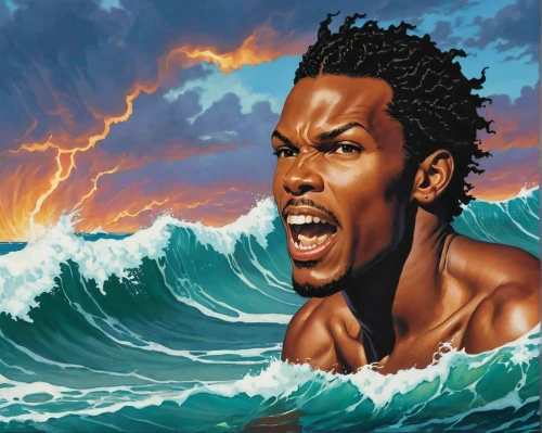 poseidon god face,poseidon,sea god,god of the sea,sea storm,tidal wave,sea man,big wave,tsunami,man at the sea,big waves,thundercat,aquaman,costa,usain bolt,the wind from the sea,rogue wave,jheri curl,storm surge,el mar,Conceptual Art,Fantasy,Fantasy 07