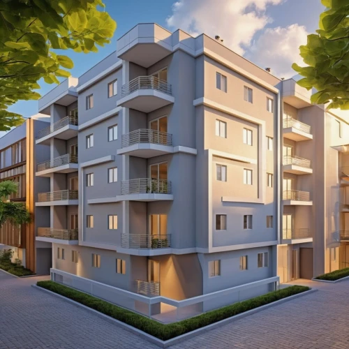 new housing development,apartments,appartment building,apartment building,3d rendering,residential building,an apartment,townhouses,apartment buildings,condominium,shared apartment,prefabricated buildings,property exhibition,apartment complex,block balcony,blocks of houses,residential property,apartment-blocks,block of houses,block of flats,Photography,General,Realistic