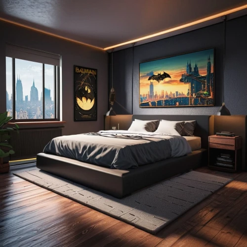 modern room,bedroom,sleeping room,3d rendering,great room,hoboken condos for sale,modern decor,sky apartment,guest room,visual effect lighting,penthouse apartment,3d render,danish room,guestroom,room lighting,bedroom window,children's bedroom,bed frame,bed,boy's room picture,Photography,General,Realistic