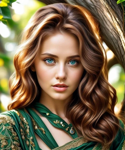 celtic woman,celtic queen,romantic look,beautiful young woman,irish,young woman,romantic portrait,pretty young woman,sweet birch,mystical portrait of a girl,enchanting,faery,beautiful women,female beauty,fantasy portrait,the enchantress,linden blossom,princess anna,fairy tale character,beautiful woman