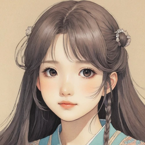 hanbok,mukimono,ao dai,sujeonggwa,wuchang,japanese doll,hong,oriental girl,oriental princess,oriental longhair,doll's facial features,long-haired hihuahua,songpyeon,koto,junshan yinzhen,hwachae,artist doll,jasmine blossom,kimono,motsunabe,Illustration,Japanese style,Japanese Style 10