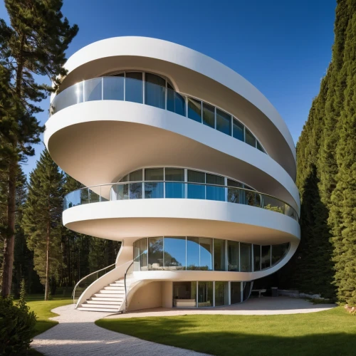 futuristic architecture,modern architecture,futuristic art museum,guggenheim museum,arhitecture,helix,dunes house,architecture,circular staircase,archidaily,architectural,sinuous,convex,curlicue,3d bicoin,kirrarchitecture,architectural style,cube house,belvedere,house shape,Photography,General,Realistic