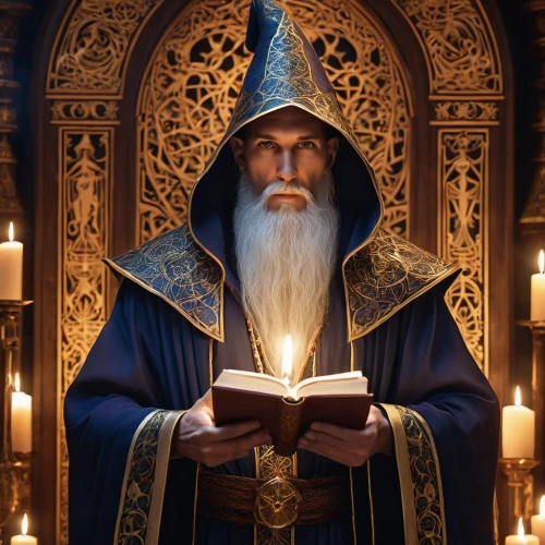 archimandrite,hieromonk,wizard,the wizard,magus,gandalf,magic book,prayer book,the abbot of olib,magic grimoire,candlemaker,scholar,magistrate,lokportrait,benediction of god the father,lord who rings,freemasonry,orthodoxy,orthodox,divination,Photography,General,Realistic