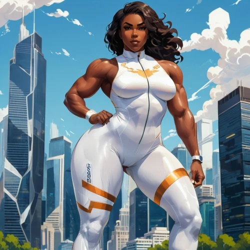 muscle woman,sprint woman,maria bayo,strong woman,woman strong,sci fiction illustration,tiana,workout icons,strong women,goddess of justice,rosa ' amber cover,super heroine,lady honor,lady medic,kryptarum-the bumble bee,superhero comic,power icon,sports girl,fitness professional,symetra,Illustration,Japanese style,Japanese Style 06