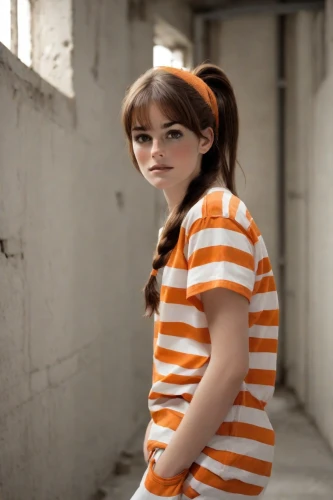 clementine,young model istanbul,child girl,horizontal stripes,girl in a long,kids glasses,stop children suicide,girl in t-shirt,agnes,the little girl,child portrait,little girl,photos of children,girl child,girl sitting,digital compositing,orange,striped background,child model,anime 3d,Photography,Natural