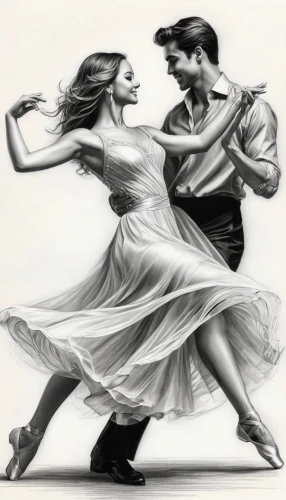 latin dance,salsa dance,dancing couple,ballroom dance,dance with canvases,argentinian tango,dancesport,love dance,country-western dance,dance,square dance,waltz,tango argentino,charcoal drawing,dancers,valse music,folk-dance,ballroom dance silhouette,vintage man and woman,pencil drawings,Illustration,Black and White,Black and White 30