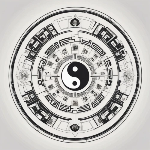 chinese horoscope,i ching,dharma wheel,chronometer,bagua,auspicious symbol,astrological sign,birth sign,chinese icons,compass,bearing compass,esoteric symbol,zui quan,qi-gong,time spiral,compass direction,taijitu,ohm meter,gps icon,qi gong,Unique,Design,Logo Design