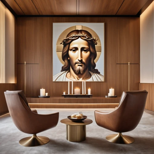 christ feast,holy supper,jesus christ and the cross,jesus cross,contemporary witnesses,modern decor,contemporary decor,jesus figure,mid century modern,wood angels,carmelite order,corten steel,eucharistic,interior modern design,dining room table,interior design,danish room,eucharist,christ chapel,interior decor,Photography,General,Realistic