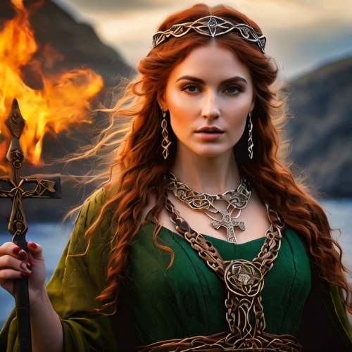 celtic queen,celtic woman,sorceress,the enchantress,merida,fantasy woman,thracian,heroic fantasy,elven,fantasy art,priestess,fantasy picture,fire angel,fantasy portrait,paganism,flame of fire,joan of arc,accolade,fire heart,celt,Photography,General,Natural