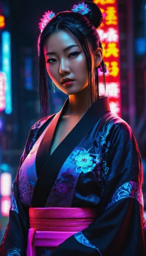 geisha,geisha girl,mulan,japanese woman,samurai,katana,asian woman,asian vision,samurai fighter,oriental girl,korean,mukimono,asian culture,asian costume,japanese,korean culture,hanbok,asian girl,asia,cyberpunk,Conceptual Art,Sci-Fi,Sci-Fi 26