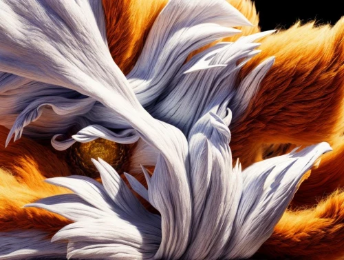 nine-tailed,feathery,firefox,gryphon,phoenix rooster,feathers,feathers bird,cleanup,firebird,plumage,color feathers,white eagle,flame spirit,beak feathers,plume,dryas julia,kitsune,rough collie,parrot feathers,bearded vulture