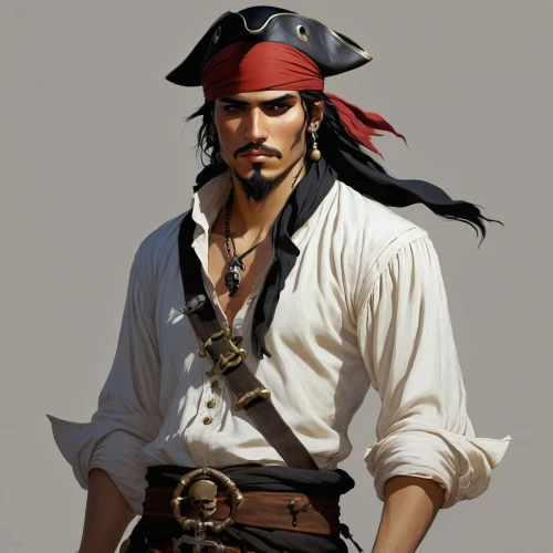pirate,pirate treasure,pirates,jolly roger,caravel,pirate flag,piracy,male character,east indiaman,galleon,rum,musketeer,pirate ship,scarlet sail,mariner,hook,mayflower,carrack,seafarer,sailer,Illustration,Realistic Fantasy,Realistic Fantasy 07
