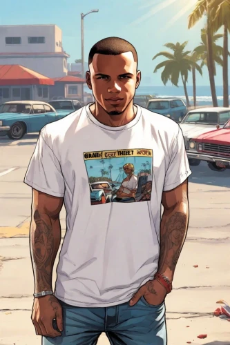 propane,gangstar,shirt,beach background,premium shirt,neck,cuba background,t1,isolated t-shirt,mini e,muscle icon,png transparent,would a background,dj,man,african american male,ceo,twitch icon,tee,mohammed ali,Digital Art,Comic