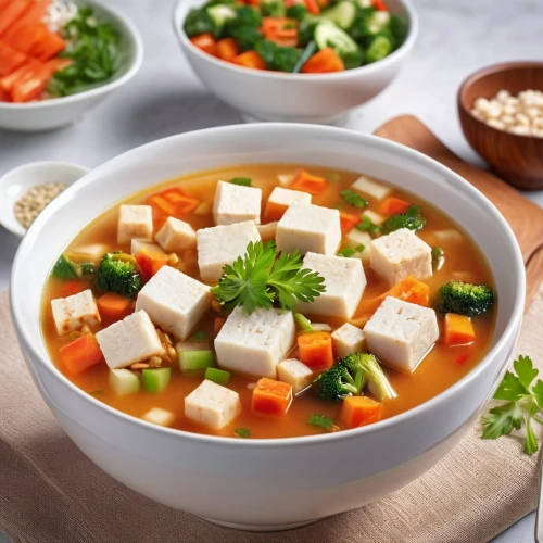 jjigae,asian soups,vegetable soup,sundubu jjigae,chinese sour spicy soup,minestrone,ezogelin soup,cabbage soup diet,paneer,vegetable broth,hot and sour soup,manchow soup,budae jjigae,tom yum kung,miso soup,tripe soup,tteok-bokki,tofu skin,scotch broth,tofu,Photography,General,Realistic
