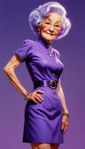 elderly lady,marylyn monroe - female,purple background,grandmother,menopause,elderly person,grandma,purple rizantém,older person,pensioner,purple dress,purple,diet icon,old woman,granny,la violetta,aging icon,bussiness woman,girl-in-pop-art,incontinence aid,Illustration,American Style,American Style 07