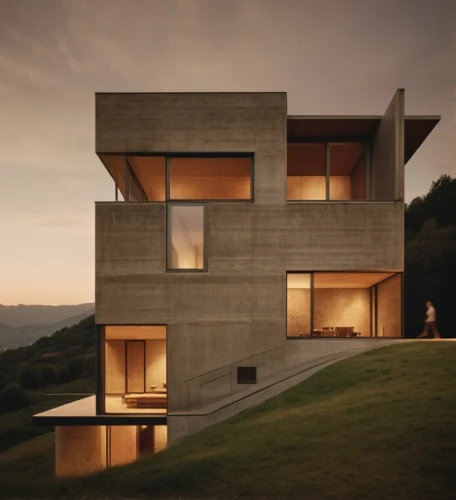 dunes house,cubic house,modern architecture,modern house,cube house,corten steel,archidaily,frame house,house shape,swiss house,arhitecture,residential house,timber house,danish house,contemporary,house in mountains,house in the mountains,architecture,exposed concrete,ruhl house,Photography,General,Cinematic