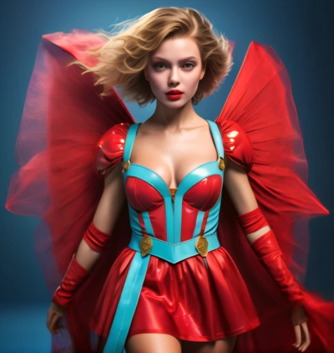 super heroine,wonderwoman,super woman,red cape,red super hero,harley quinn,wonder woman,fantasy woman,caped,scarlet witch,super hero,wonder woman city,harley,captain marvel,red,superhero,red and blue,digital compositing,wonder,lady in red