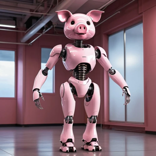 kawaii pig,pig,suckling pig,soft robot,swine,cyborg,minibot,pink vector,porker,robotics,piggybank,piglet,robot,robotic,lawn mower robot,mini pig,domestic pig,anthropomorphized animals,3d model,butomus