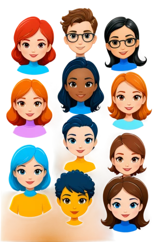 women's network,women in technology,place of work women,artificial hair integrations,retro cartoon people,vector people,avatars,indonesian women,diversity,cartoon people,diverse family,redheads,clipart,hairstyles,group of people,my clipart,business women,ladies group,clip art 2015,women's novels,Unique,Design,Sticker