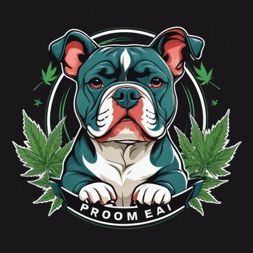 dog poison plant,coccoon,bulldog,boston terrier,continental bulldog,dorset olde tyme bulldogge,renascence bulldogge,borador,green congo,american bulldog,olde english bulldogge,bonbon,doctor doom,english bulldog,australian bulldog,cordoba fighting dog,bandog,drug icon,vector illustration,british bulldogs,Unique,Design,Logo Design