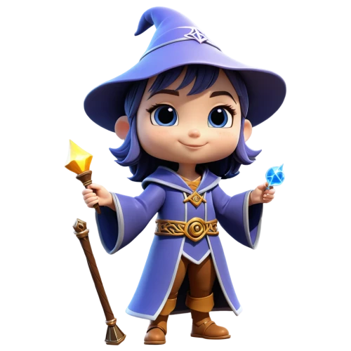 witch's hat icon,mage,wizard,scandia gnome,vax figure,summoner,dodge warlock,merlin,sorceress,hero academy,magus,musketeer,cute cartoon character,aladha,png image,mayor,fairy tale character,scout,pilgrim,game character,Unique,3D,3D Character