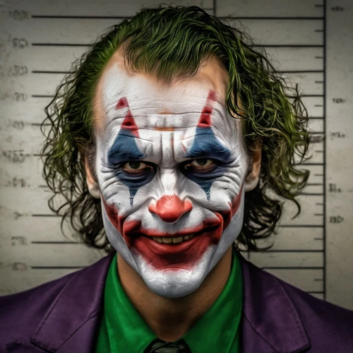 joker,ledger,creepy clown,scary clown,clown,horror clown,rodeo clown,ringmaster,jigsaw,face paint,it,riddler,trickster,supervillain,comic characters,ronald,face painting,comedy tragedy masks,bodypainting,john doe,Photography,General,Natural