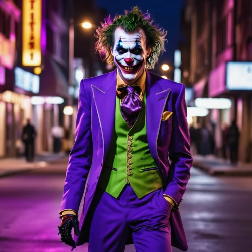 joker,ledger,suit actor,cosplay image,comedy and tragedy,halloween 2019,halloween2019,creepy clown,the suit,scary clown,comic characters,riddler,supervillain,ringmaster,entertainer,without the mask,male mask killer,horror clown,las vegas entertainer,it,Photography,General,Realistic