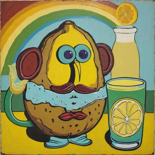 harvey wallbanger,lemonsoda,lynchburg lemonade,lemonade,modern pop art,cool pop art,lemon juice,lemon squeezer,pear cognition,lemons,lemon,hot lemon,lemon lemon,slice of lemon,cookie jar,orangina,lemon background,ice lemon tea,yellow yolk,tom collins,Art,Artistic Painting,Artistic Painting 07