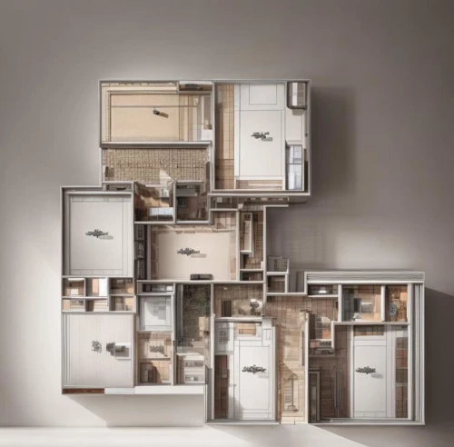 dolls houses,storage cabinet,chest of drawers,an apartment,room divider,shared apartment,shelving,compartments,doll house,archidaily,walk-in closet,drawers,cupboard,model house,one-room,search interior solutions,cabinetry,apartment,sky apartment,multi-storey,Common,Common,Fashion
