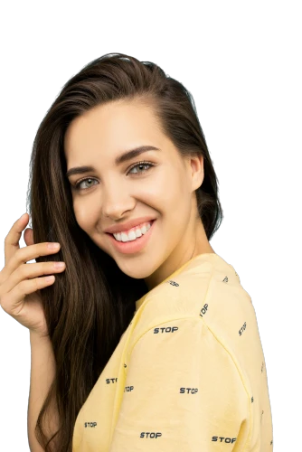 woman holding a smartphone,girl on a white background,women's clothing,menswear for women,girl in cloth,women clothes,girl in t-shirt,portrait background,fashion vector,long-sleeved t-shirt,phone clip art,girl with cloth,transparent background,sprint woman,yellow background,dua lipa,blouse,one-piece garment,in a shirt,female model