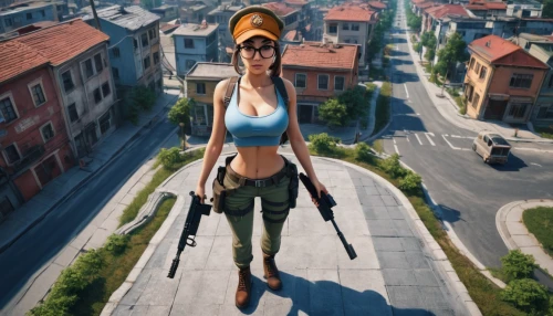 pubg mascot,pubg,snipey,dacia,drone operator,drone pilot,girl with gun,pubg mobile,girl with a gun,gi,helicopter pilot,lara,samara,free fire,cuba background,kalashnikov,croft,bazlama,kefir,snezka,Conceptual Art,Fantasy,Fantasy 32