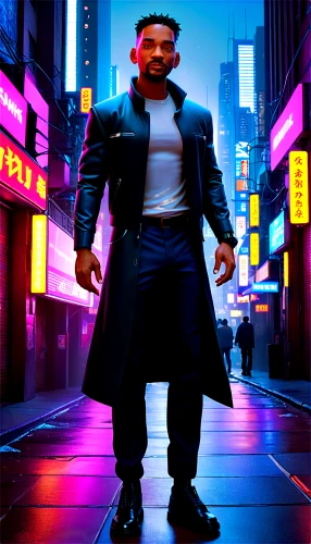 lando,katakuri,abel,black businessman,3d man,a black man on a suit,mohammed ali,movie player,blade,gangneoung,suit actor,photoshop manipulation,gangstar,walking man,media concept poster,action hero,enforcer,kung,cyberpunk,dai pai dong,Conceptual Art,Sci-Fi,Sci-Fi 26