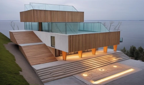 house by the water,cubic house,modern architecture,modern house,house with lake,dunes house,glass facade,corten steel,cube house,contemporary,cube stilt houses,house of the sea,summer house,residential house,wooden decking,luxury property,archidaily,mirror house,aqua studio,wooden house,Photography,General,Realistic
