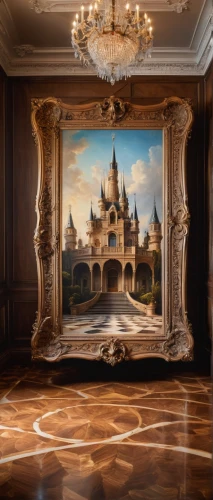 ballroom,fairy tale castle,ornate room,theater curtain,theatrical property,shanghai disney,fairytale castle,3d fantasy,stage curtain,meticulous painting,great room,disneyland park,disney castle,interior decor,universal exhibition of paris,rococo,four poster,danish room,paintings,interior decoration,Photography,General,Fantasy