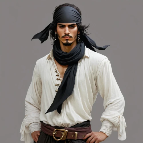 pirate,male character,pirates,pirate treasure,jolly roger,piracy,east indiaman,pirate flag,athos,caravel,musketeer,galleon,carrack,male poses for drawing,conquistador,persian poet,mariner,mayflower,aladin,sailer,Illustration,Realistic Fantasy,Realistic Fantasy 07
