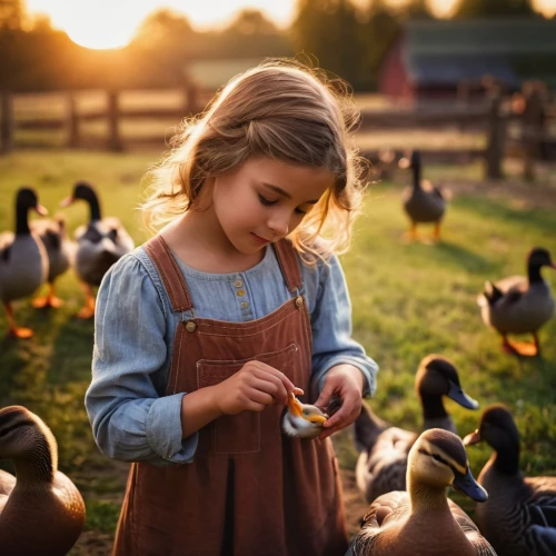 child feeding pigeons,feeding birds,girl picking flowers,ducklings,feeding the birds,photographing children,duckling,picking flowers,girl with bread-and-butter,farm girl,children learning,feeding animals,farm animals,children's background,young duck duckling,farmyard,duck meet,kids' things,ducks,digital vaccination record,Photography,General,Cinematic