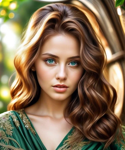 celtic woman,romantic portrait,beautiful young woman,romantic look,young woman,female beauty,natural color,pretty young woman,beautiful woman,beautiful women,girl portrait,mystical portrait of a girl,caramel color,golden haired,attractive woman,smooth hair,persian,fantasy portrait,curly brunette,golden eyes