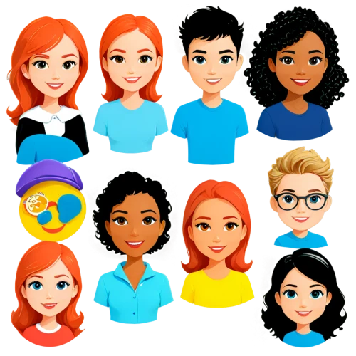 redheads,vector people,women's network,cartoon people,avatars,retro cartoon people,artificial hair integrations,clipart,my clipart,women in technology,group of people,vector graphics,icon set,ginger family,place of work women,social media icon,vector images,mermaid vectors,groups,ladies group,Unique,Design,Sticker