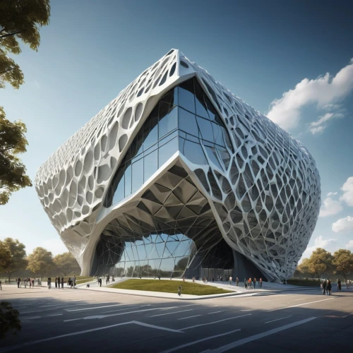 honeycomb structure,building honeycomb,cubic house,futuristic architecture,cube house,futuristic art museum,cheese grater,soumaya museum,mercedes-benz museum,solar cell base,cube stilt houses,modern architecture,3d rendering,kirrarchitecture,arhitecture,office building,metal cladding,new building,arq,archidaily,Photography,Artistic Photography,Artistic Photography 05