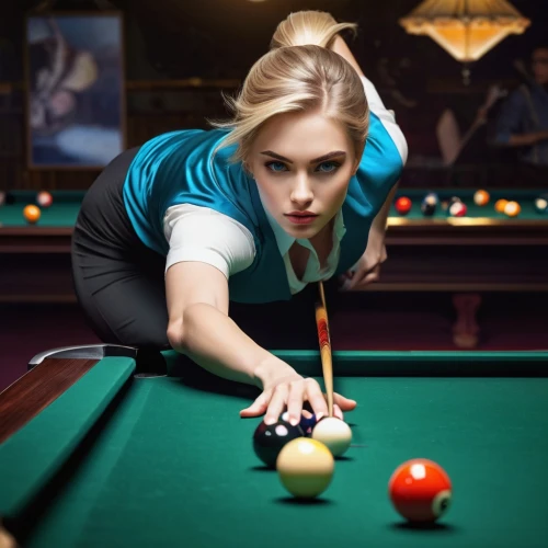 pool player,billiards,billiard,bar billiards,pocket billiards,english billiards,nine-ball,billiard table,billiard ball,blackball (pool),billiard room,snooker,carom billiards,eight-ball,straight pool,indoor games and sports,retro women,retro woman,woman playing,recreation room,Illustration,Paper based,Paper Based 02
