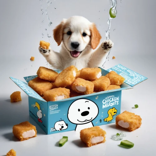 cheese cubes,chicken fries,dog puppy while it is eating,mcdonald's chicken mcnuggets,cheese roll,mozzarella sticks,dog food,pet food,nuggets,danbo cheese,new happy food,bk chicken nuggets,dog supply,bichon frisé,baby playing with food,scotty dogs,kids' meal,top dog,potcake dog,cheese puffs,Photography,Artistic Photography,Artistic Photography 07