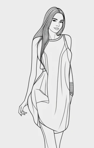 fashion sketch,fashion vector,fashion illustration,sheath dress,coloring page,coloring pages,a girl in a dress,girl in a long dress,valentine line art,drawing mannequin,line-art,cocktail dress,summer line art,line drawing,mono-line line art,nightgown,office line art,line art,lineart,angel line art,Design Sketch,Design Sketch,Outline