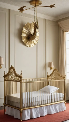 infant bed,baby room,room newborn,nursery decoration,baby bed,nursery,children's bedroom,baby gate,baby changing chest of drawers,canopy bed,gold stucco frame,boy's room picture,crib,changing table,the little girl's room,four-poster,four poster,children's room,bed frame,decorates,Photography,General,Realistic