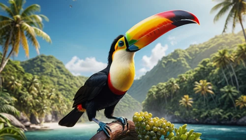toco toucan,perched toucan,toucan perched on a branch,toucan,brown back-toucan,black toucan,keel billed toucan,yellow throated toucan,toucans,tucan,keel-billed toucan,tropical bird climber,swainson tucan,chestnut-billed toucan,tropical bird,tropical birds,bird-of-paradise,tropical animals,tucano-toco,exotic bird,Photography,General,Commercial