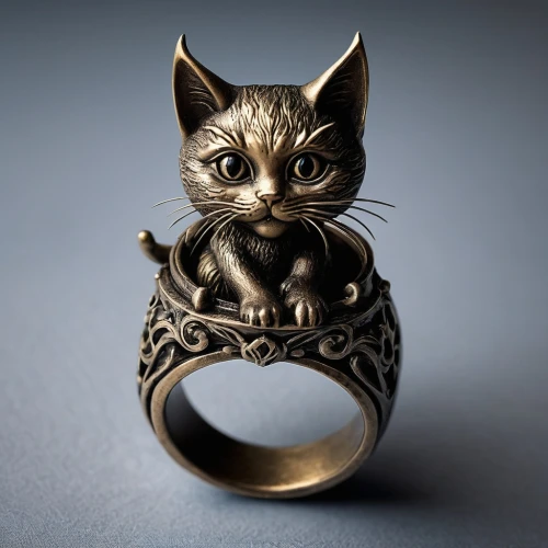 ring with ornament,wedding ring,pre-engagement ring,ring jewelry,finger ring,engagement ring,grave jewelry,ring,gift of jewelry,silversmith,lucky cat,metalsmith,vintage cat,wedding band,engagement rings,wedding rings,golden ring,cat lovers,breed cat,feline,Photography,Documentary Photography,Documentary Photography 13