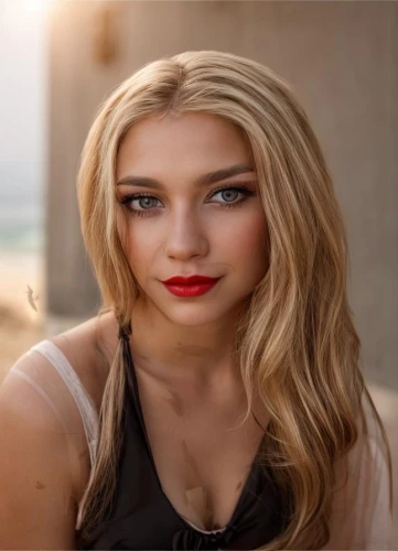blonde woman,hollywood actress,female hollywood actress,pretty young woman,beautiful young woman,beautiful face,cool blonde,mascara,blonde girl,model beauty,beautiful woman,romantic look,hd,natural cosmetic,beach background,angel face,red lips,beautiful girl,elsa,spectacular,Common,Common,Photography