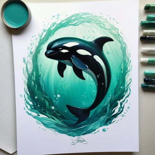 orca,two dolphins,cetacea,baby whale,sea swallow,whale,sea animal,little whale,dolphins in water,killer whale,mermaid vectors,dolphins,whales,porpoise,marine mammal,cetacean,dolphin,oceanic dolphins,spinner dolphin,emerald sea,Conceptual Art,Fantasy,Fantasy 17